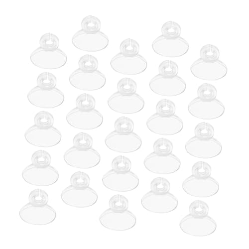 Ipetboom 30個 水槽ホース銃剣 水槽フィルター スポンジ エアポンプ 水族館のアクセサリー 池 ーナー 水槽吸盤ホルダー 水槽の吸盤 水槽ホースホルダー Abs Transparent