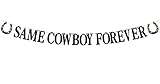 Same Cowboy Forever Banner, Country Western Bachelorette/Funny Bridal Shower Decorations/Hen Party Bunting Sign, Bachelorette Party Decoration Supplies