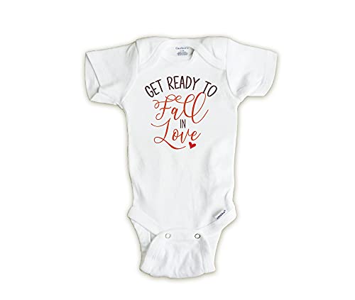 Get Ready To Fall In Love Baby Announcement Onesie