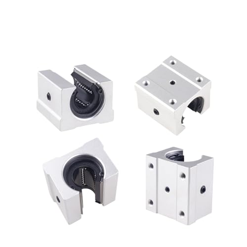 Roulement à billes linéaire R20UU SBR16UU bloc douille pour glissière 12 mm x4