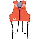 キャプテンスタッグ(CAPTAIN STAG) フローティングベスト 反射テープ付き 大人用 レッド HULA US-3007