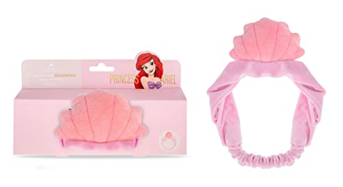 MAD Beauty Disney Pure Princess Ariel Make-Up Headband The Little Mermaid Soft Elasticated Design, Keeps Hair Tucked Away Out of Face for Skincare & Make-Up, Comfortable, Soft | Gift for Women