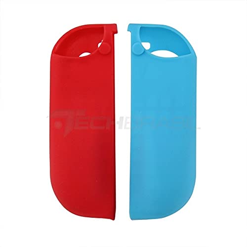 Capa Protetora Silicone Para Joy-con Nintendo Switch Azul e Vermelho