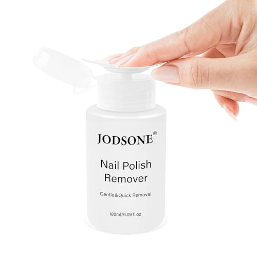 JODSONE Quitaesmalte sin Acetona y sin Perfume, 180ml, Gran Capacidad, Remoción Rápida para Uso en Casa y Salón Profesional