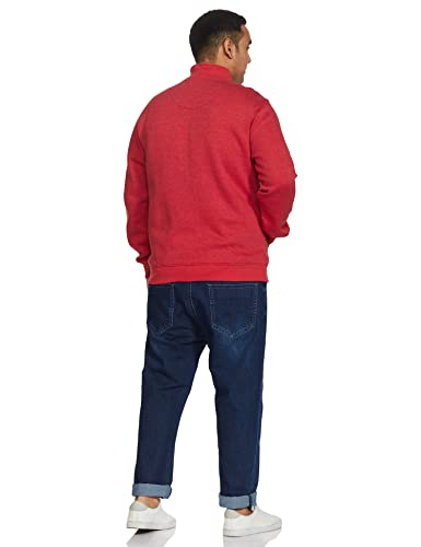 Image of Amazon Brand - Symbol Women's Men's Cotton Blend High Neck Fleece Sweatshirt (Available in Plus Sizes)