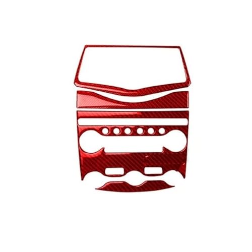 Coche Decoración Panel para 370-Z Z34 2009-UP Control De Aire Acondicionado Central De Coche Panel De Cambio De Marchas Pegatinas Interiores De Coche Accesorios Panel Consola Central(40)