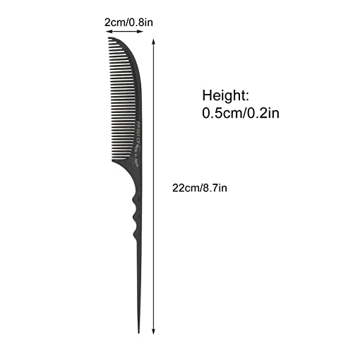 Peine Carbono Heat Resistant para Estilista miniatura 6