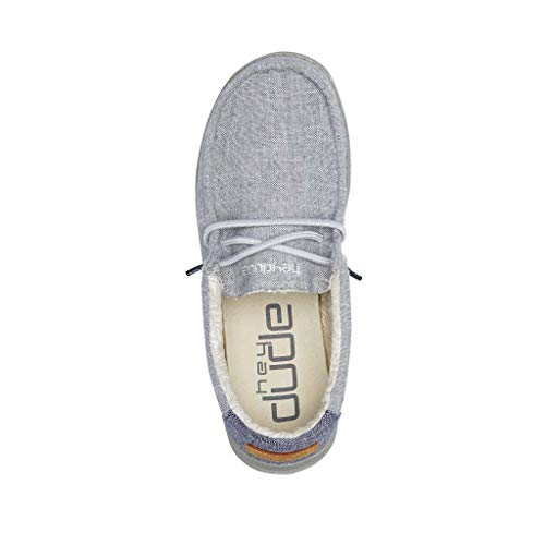 Hey Dude Boy's Wally Youth Steel Size 1 | Boy’s Shoes | Boy's Lace Up Loafers | Comfortable & Light-Weight #TOP6