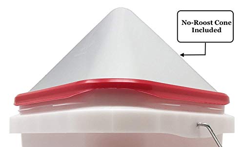 2 Gallon Chicken Waterer - Horizontal Nipple Setup (Corner Placement) #TOP4