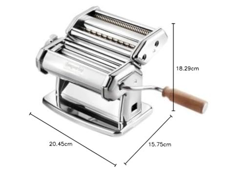 Imperia Ipasta Roller with Tagliatelle and Fettuccine Cutters, 6-inch