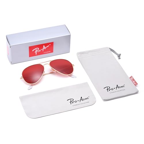 Image of Pro Acme Aviator Sunglasses for Men Women Classic Polarized UV400 Protection