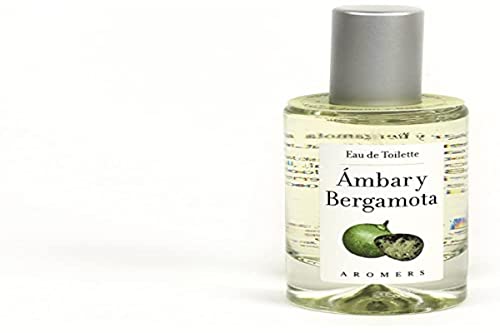 Eau de Toilette - 50 ml - Agua de Colonia para Hombre y para Mujer - Aroma Duradero a Bergamota y Ámbar - Ideal como Perfume y Fragancia Diaria - Aromers, 50 mililitro, 1