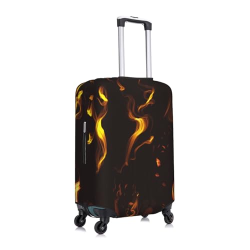 Fire 1 Luggage Cover for Suitcase, Suitcase Cover Protector Fit 22-24 Inch Luggage Travel Accessories, M3