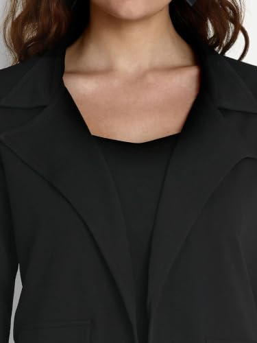 Image of GRECIILOOKS Co-ord Set for Women - Stylish Casual 3 Piece Blazer Set | Trendy Travel & Streetwear Look for Girls & Woman | Office Wear | Formal | Classic Collar Full Sleeve Blazer