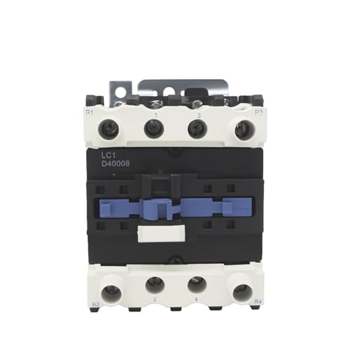Contacteur AC rail DIN LC1-D40008 60A 220V 4P pour contrôle de circuit électrique