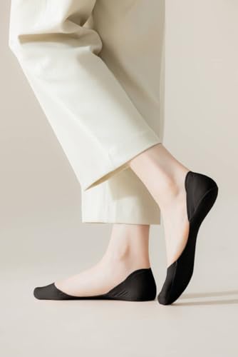 Image of No Show Socks for Flats Heels Pumps Lofers Low Cut Non-Slip Invisible Liner Socks for Women by Flammi