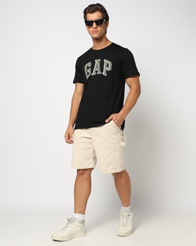 Image of Gap Men Graphic Printed Slim Fit Crew Neck Short Sleeves T-Shirt