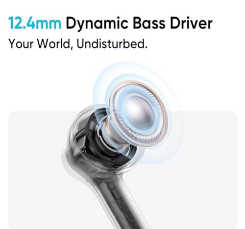 Image of Buds Compatible for OnePlus Nord True Wireless Supporting Mic 12.4mm Drivers Long Battery 38Hr Deep Bass Fast Pairing Clear Call Lightweight in-Ear
