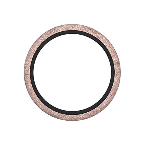 Roses Gold Pattern Steering Wheel Cover For Girl Women Universal 15 Inch Fit Most Cars Automotive Anti-Slip Wheel Protector (Not Glitter) #TOP1