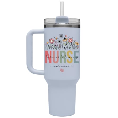 Personalized L&D Nurse 40oz Tumbler