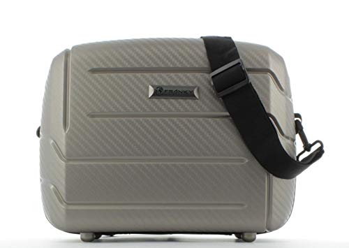 Preisvergleich Produktbild Franky Beautycase Handgepäck Kosmetikkoffer Prosecco Metallic