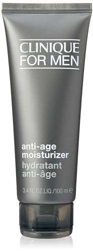 Clinique For Men Daily Face Moisturiser With Hyaluronic Acid, Glycerin and Vitamin E, Anti-Ageing, Hydrating + Brightening