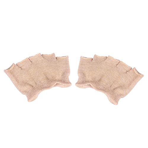 4 Pairs -Toe Five Toe Socks with Forefoot Support Pad Breathable Cotton Peep Socks for Comfortable Summer Wear