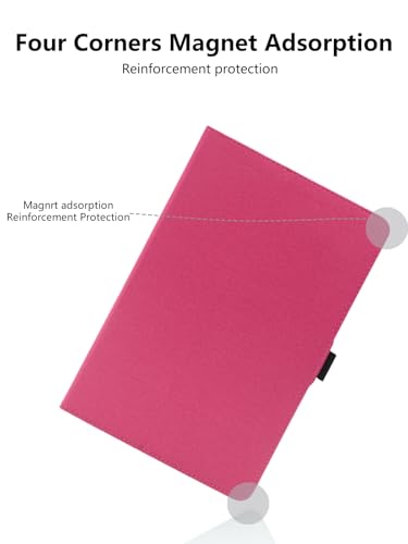 Etui na tablet Blackview Mega 8 / Mega8 13 cali, skóra PU, składany stojak, etui ochronne z uchwytem na długopis i paskiem na rękę, fioletowe