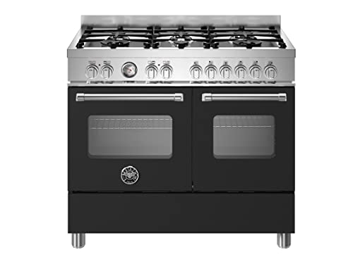 Bertazzoni Master Series MAS106L2ENEC 100cm Dual Fuel Range Cooker - Nero - A/A Rated