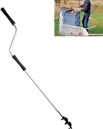 aerator compost bin that will change your composting game forever 7 Compost Aerator Tools, 110CM Length Compost Turner Iron Composting Accessories - Manual Turners for Compos Bins and Garbage Decomposition, Rustproof and Durable