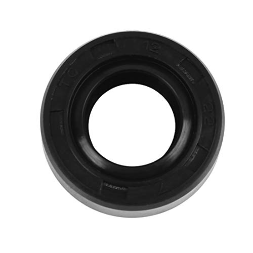 X AUTOHAUX TC Wellendichtring Dichtring Simmerring Gummi Doppellippe 12mm X 22mm X 7mm für Motorrad Kurbelwellen und Hydraulikpumpen