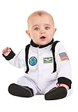Space Astronaut Infant Costume - Jumpsuit, Patches, Snaps - Unisex Sci-Fi Outfit