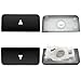 WWGTMC Replacement UP or Down Arrow Keycap Key with Scissor Clip Hinge for MacBook Pro/Air A2141 A2259 A2179 A2338 A2251 A2289 A2337 A2681 A2485 A2442 Series Laptop Keyboard