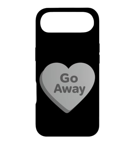 Anti Valentines Goth Emo Candy Heart - Go Away Funny �X�}�z�P�[�X iPhone Air �p
