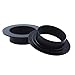 IDOLOVA 4Pcs Bicycle Axis Bottom Bracket Medium Shaft Bearing Protection Cup Cover Mountain Road Bike Bicycle Parts, Black