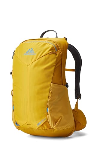 Gregory Jade 24L Women's Day Hiking Backpack, Ventilated Backpanel, Built-In Hydration Attachment for Bladder (Reservoir Not Included), One Size Fits All, Capri Yellow