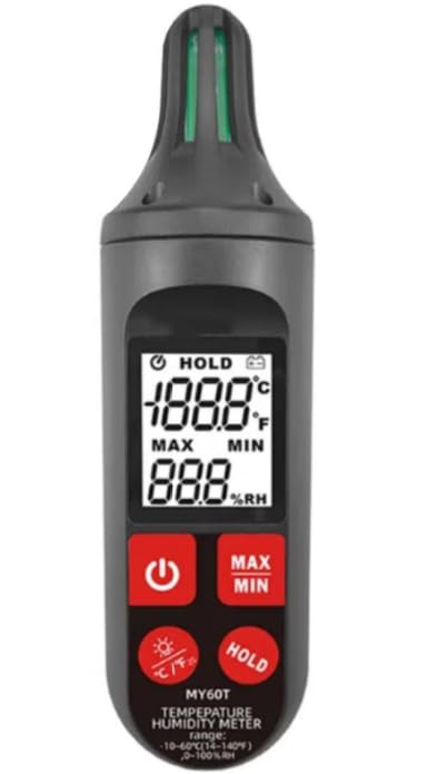 Digital Hygrometer MY60T ProfessionalHygrothermograph 2 in 1 LCD Display TempHumidity Meter
