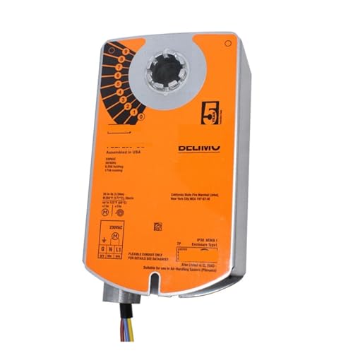 EJWFASCV Air Damper Actuator Air Valve Actuator FSLF120-S US Switch Type Air Brake Driver Used in HVAC, Factories, Industry, Living, Etc.