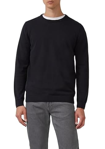 s.Oliver Sweter męski, 9999 czarny, 3XL