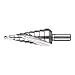 Produktbild PFERD HSS Stufenbohrer | 9 Stufen Ø 4-20 mm, 3-Flächenschaft-ø 8 mm | 25201037  zum gratfreien Bohren