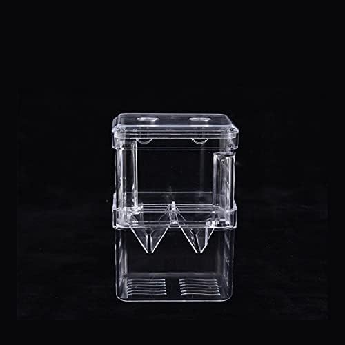Qguai Fish Breeding Box Tank Aquarium Hatchery Incubator Isolation Box for Baby Shrimp Guppy Fry