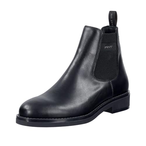 GANT Bottine Chelsea Prepdale chaussures homme noir 43 pour un style urbain chic