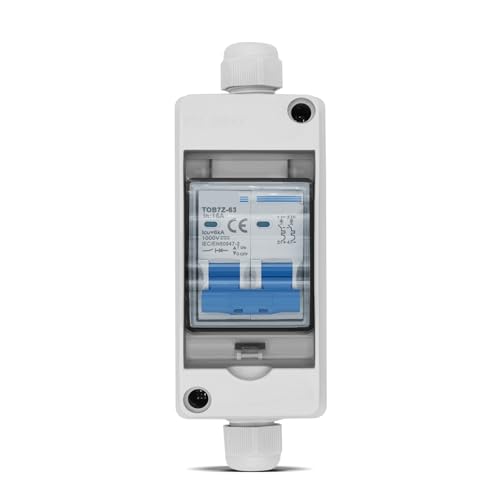 Boîte de combinaison solaire PV coffret étanche IP65 disjoncteur DC MCB 1000V 40A 2P