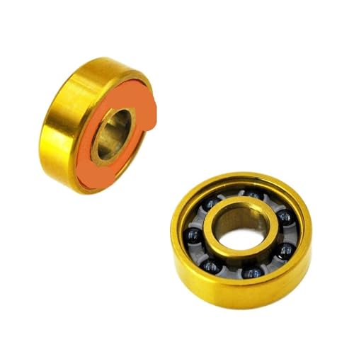 Rodamientos 608 2RS de cerámica negra mixta de 8x22x7 mm para alta precisión