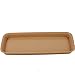 rescozy 12 Inch (Outside Length) Plastic Rectangular Planter Tray Flower Pot Saucer, Light Brown