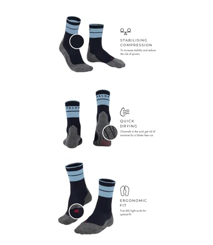 FALKE Herren Wandersocken TK Stabilizing M So Wolle Funktionsmaterial antiblasen dick 1 Paar, Braun Chestnut 5534, 44-45 – Ansicht 3