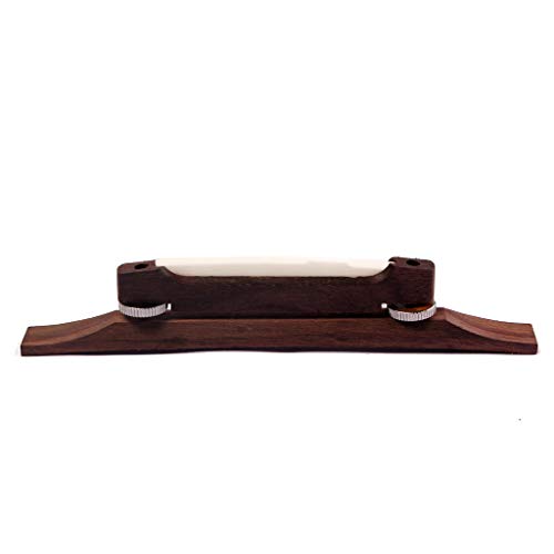 Alnicov Adjustable Rosewood Archtop Guitar Bridge