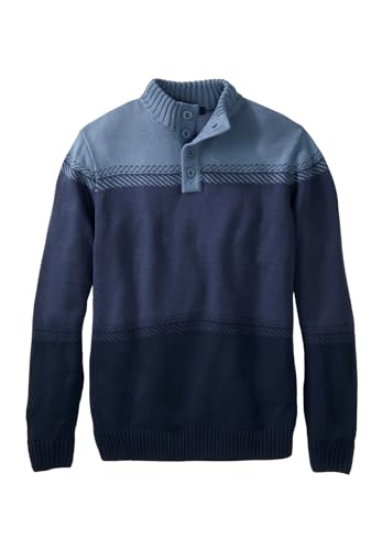 KingSize Men's Big & Tall Henley Shaker Sweater