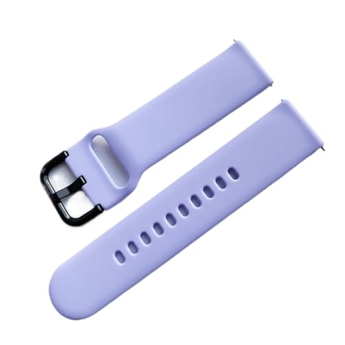 [-ł] Samsung Galaxy Watch 6 5 4 Active 2ΉVRXgbvAHuawei GT 2/3ΉNCbN[XuXbgAX}[gEHb`oh Amazifit Bip 20mm(Light purple)