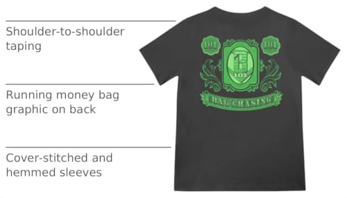 BL101 Youth Bag Chaser Baseball Graphic Tee for Boys - Gray, YM - image 4